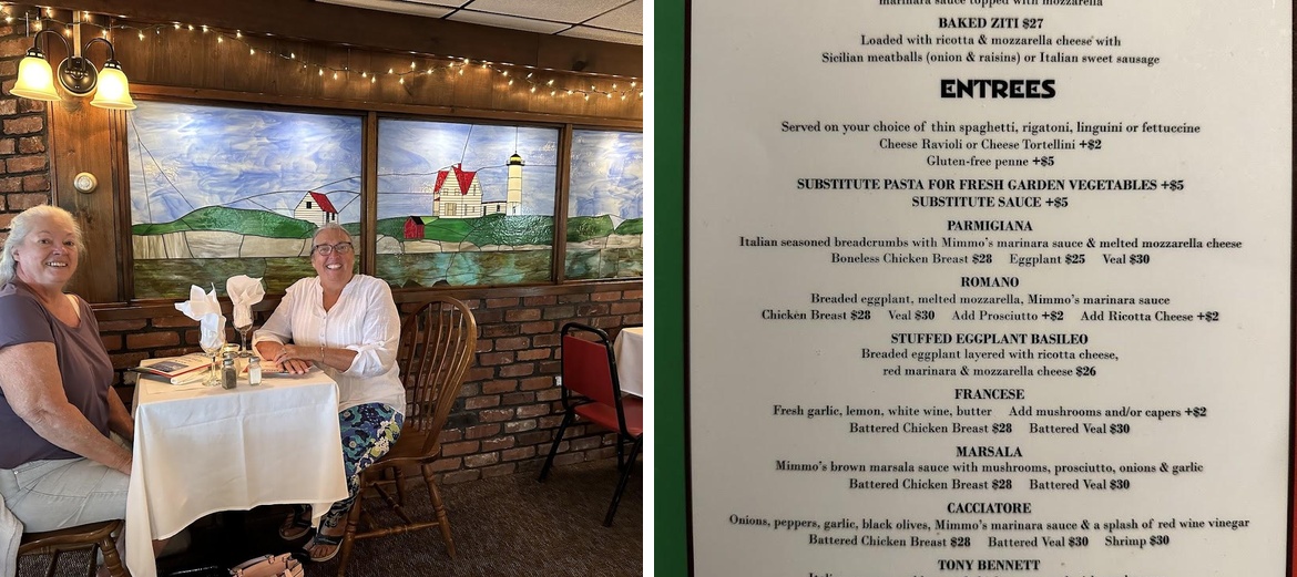 Mimmo's Italian Restaurant Menu